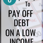 Pay off debt low income