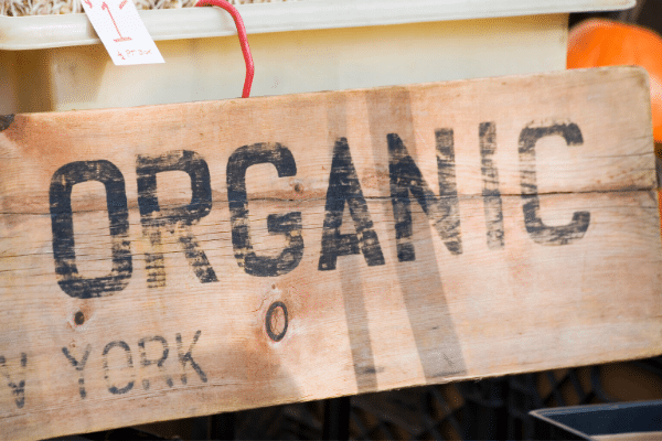 wood box food organic