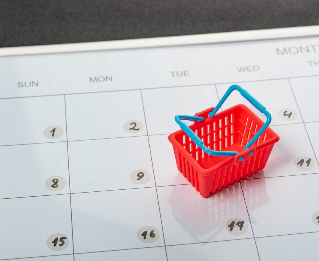 monthly grocery shopping