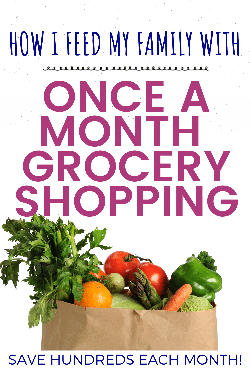 How To Grocery Shop Once A Month (And Save Money)! Frozen Pennies