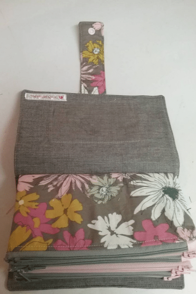 fabric cash envelope wallet hand made