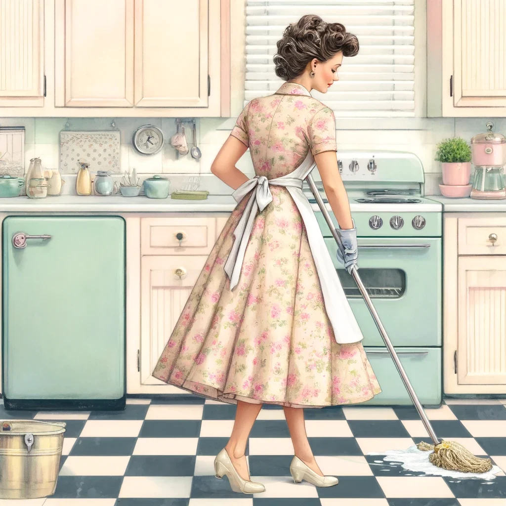 How a 1950s Housewife Cleaning Routine Transformed My Home - Frozen Pennies