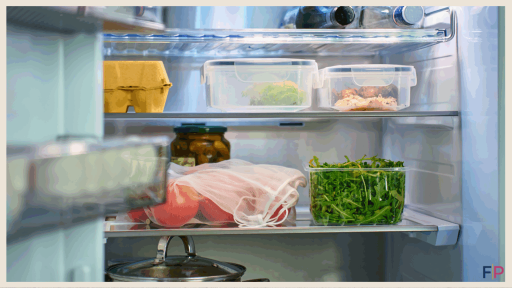 Various food in a fridge